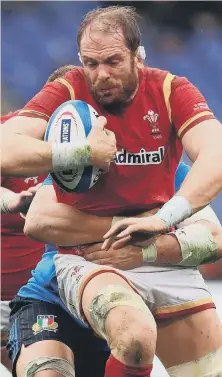  ??  ?? Wales skipper Alun Wyn Jones