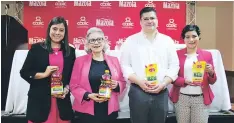  ??  ?? Gabriela Carvajal, Flora Cálix, Fabricio Ochoa y Ermila Baca.