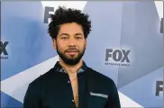  ?? JOHN LAMPARSKI / WIREIMAGE / GETTY IMAGES 2018 ?? Chicago police say Jussie Smollett is suspected of filing a false report about a racially charged attack he says occurred.