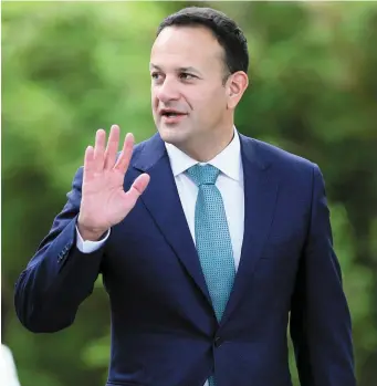  ??  ?? Taoiseach Leo Varadkar at Derrynane House, Co Kerry last week. Photo: Frank McGrath