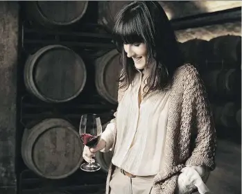  ??  ?? Gloria Collell’s father is a wine distributo­r, but she has made her own way as head winemaker at Segura Viudas.