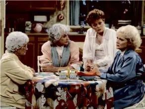  ?? EVERETT COLLECTION ?? “The Golden Girls” prevailed over “The Americans” in one of the closest votes in Round 1.