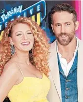  ?? ANGELA WEISS/GETTY-AFP 2019 ?? Blake Lively and Ryan Reynolds have expressed remorse for the couple’s wedding on a former plantation.
Roc Nation to help launch school: