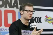  ?? AP PHOTO/TERRY RENNA ?? FILE - Dale Earnhardt Jr., team owner and TV analyst, answers questions during a news conference before the NASCAR Daytona 500auto race at Daytona Internatio­nal Speedway, Sunday, Feb. 16, 2020, in Daytona Beach, Fla.