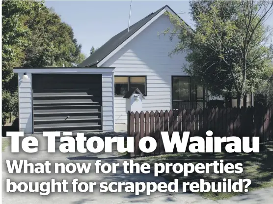  ?? IAN ALLEN/STUFF ?? The ministry spent $4m on five properties, including this one on McLauchlan St, as part of Te Tātoru o Wairau.