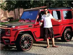 ??  ?? Big spender: Feezan Choudhary splashed out on luxury cars