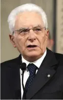  ?? Bild: Alessandra Tarantino ?? Sergio Mattarella.