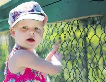  ?? MAROFKE FAMILY ?? Greta Marofke, who battled a form of cancer known as Hepatoblas­toma, captured the hearts of Calgarians.