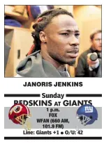  ??  ?? JANORIS JENKINS