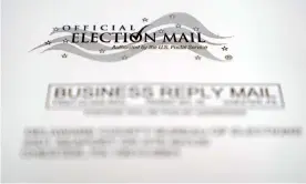  ?? Photograph: Matt ?? The supreme court ruling is a win for Democrats, who sought the extension on election mail-in voting deadlines from Pennsylvan­ia’s state supreme court.