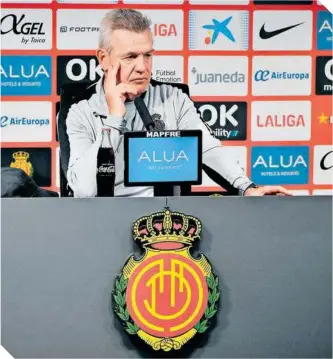  ?? ?? Javier Aguirre todavía no está satisfecho con los 30 puntos que suma el Mallorca.