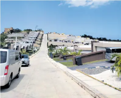  ?? PHOTOS BY ROCHELLE CLAYTON ?? The gated community of Pyramid Point in Ocho Rios, St Ann.