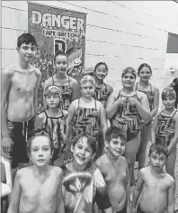  ?? SUBMITTED PHOTO ?? Here are the members of the Pictou group. In the front row, left to right are, Craig Duchesne, Winston Clark, Keagan Hillier and Alex Duchesne; in the middle row, left to right are, Olivia Parks, Maili Lamarche, Aislyn MacKinnon and Allison Giorno and...