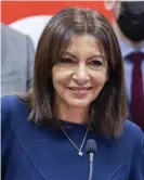  ?? Photograph: Vincent Isore/Rex/Shuttersto­ck ?? Anne Hidalgo, the Paris mayor, is a champion of the 15-minute city model.