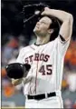  ?? Matt Slocum Associated Press ?? GERRIT COLE may take off his Astros cap for an Angels one.