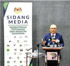  ?? — Bernama photo ?? Kiandee at the special press conference.