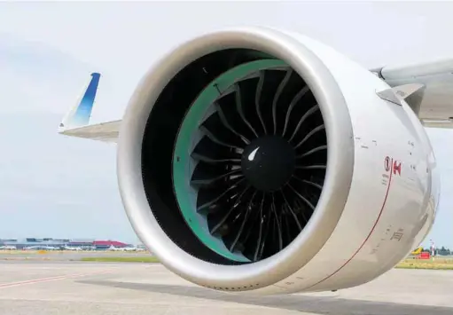  ??  ?? Airbus’ A320neo with Pratt & Whitney PW1100G-JM engine