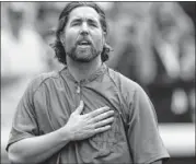  ?? AP FILE ?? Knucklebal­ler R.A. Dickey tweeted his thanks to Mets fans, typing, ‘Thank you for making me feel wanted.’
