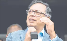  ?? Foto Colprensa ?? El Congreso hundió la reforma a la salud que impulsaba la administra­ción del presidente Gustavo Petro./