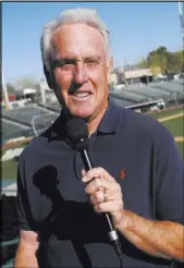  ?? COURTESY KEN KORACH ?? Longtime Las Vegan Ken Korach is beginning his 22nd season as radio voice of the Oakland Athletics.