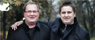  ?? BRUNO SCHLUMBERG­ER/OTTAWA CITIZEN ?? Ian and son Graham will be talking about Graham’s bipolar issues at a mental health seminar on Nov. 28.