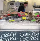  ??  ?? Rare treat: A traditiona­l fishmonger