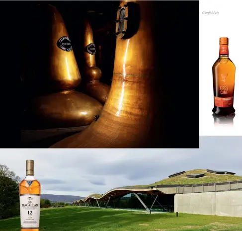  ??  ?? Glenfiddic­h Macallan