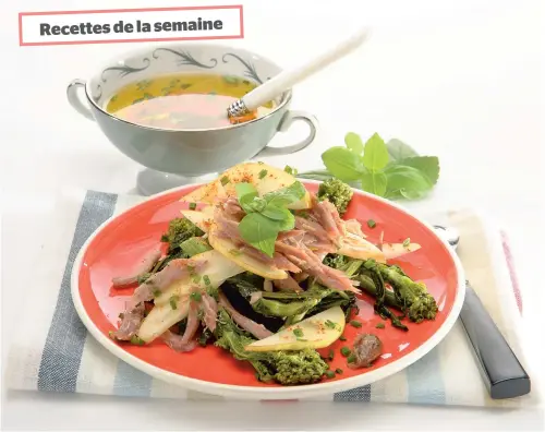  ??  ?? Recettes de la semaine