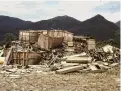  ??  ?? ABOVE: A pile of damaged ordnance prepared for demolition at Qui Nhon