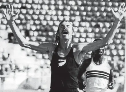  ??  ?? Dick Quax, seen here in his running prime in the 1970s, always said it as he saw it.