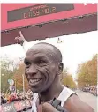  ?? FOTO: IMAGO IMAGES ?? Läufer Eliud Kipchoge.