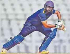  ??  ?? East Zone batsman Ishank Jaggi is in the loop for an IPL contract.