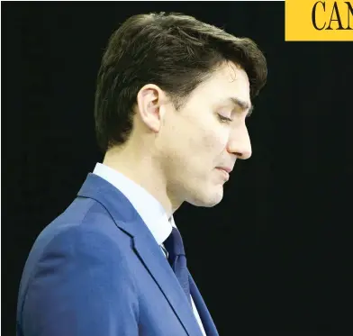  ?? SEAN KILPATRICK / THE CANADIAN PRESS ?? Prime Minister Justin Trudeau has been disclosing conversati­ons he had with Jody Wilson-Raybould.