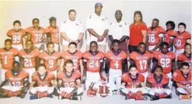  ?? COURTESY PHOTO ?? The Reistersto­wn under-9 football team will compete in the World Youth Championsh­ip after being snubbed for the Carroll County Youth Football League postseason.