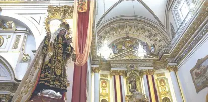  ??  ?? Este lunes 16 de julio, se celebrará la fiesta principal de Nuestra Señora del Monte Carmelo, en su templo de El Carmen. Podrá ganarse indulgenci­a plenaria todo el día./ Eugenio Amézquita Velasco