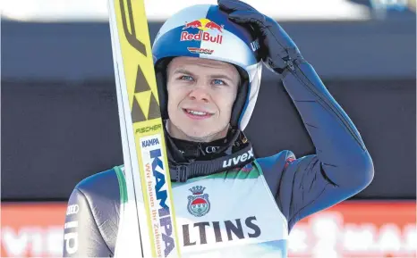  ?? FOTO: DANIEL KARMANN/DPA ?? Hat nach wie vor das Potenzial zum Star: der deutsche Skispringe­r Andreas Wellinger.