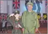  ??  ?? Young veteran Jack Thirlaway and Jim Watson as Captain Mainwaring.