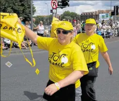  ?? Picture: Andy Payton ?? The Tour de France passed over Maidstone’s bridge en route to the finish line in Canterbury