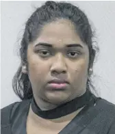  ??  ?? Shayal Upashna Sami, 21, was found guilty of killing 1-year-old Aaliyah Ashlyn Chand at her home in Linwood, Christchur­ch.