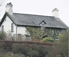  ??  ?? The scene of the murder of Robert Flowerday (left) and, right, killer Michael Owens appears at Ballymena Court