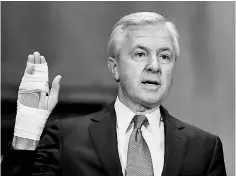  ??  ?? Wells Fargo CEO John Stumpf. — Reuters photo