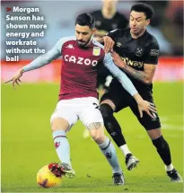  ??  ?? Morgan Sanson has shown more energy and workrate without the ball