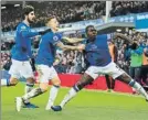  ?? FOTO: GYI ?? Digne y Kouma celebran el primer gol
