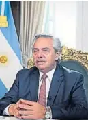  ?? PRESIDENCI­A DE LA NACIÓN ?? ALBERTO FERNÁNDEZ. Concentrar­á la campaña en Buenos Aires.