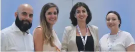  ??  ?? Morgan Parnis, CEO of Business Leaders Malta, Katrina Grech, Director of Operations, Business Leaders Malta, Jackie Attard Montalto, Marketing and HR Manager, Atlas Insurance and Margherita Cachia, Assistant HR Manager, Atlas Insurance