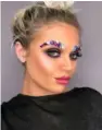  ??  ?? Bejeweled brows (2018)