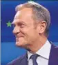  ?? REUTERS ?? European Union council president Donald Tusk