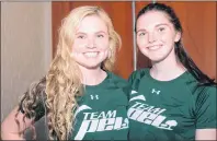  ?? JASON MALLOY/THE GUARDIAN ?? Ali Muise, left, and Lauryn Reeves are members of the Team P.E.I. women’s soccer team that will be competing at this summer Canada Games in Winnipeg. Muise is from Charlottet­own and Reeves is from Summerside.