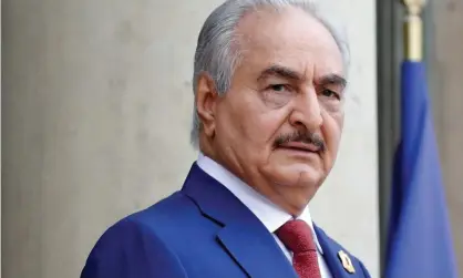  ??  ?? According to media reports, Haftar proposed the release of the 18 Sicilian fishermen in exchange for the release of four Libyans detained in Sicily. Photograph: Philippe Wojazer/Reuters