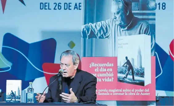  ?? PEDRO LAZARO FERNANDEZ ?? Sobre la era Trump. “El racismo y la misoginia han desfigurad­o la sensibilid­ad y la imaginació­n de EE.UU., nos han disminuido”, lamentó.